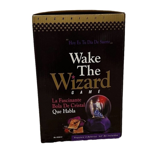 Wake The Wizard The Enchanted Talking Crystal Ball Game - New in Box - Spanish - Picture 4 of 11
